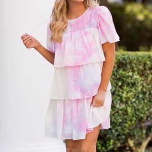 The Impeccable Pig All About Love Dress Tie Dye